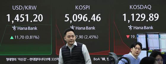 "'워시 지명'에 외인·기관 동반 매도"…코스피, 5000선 붕괴 [장중시황]