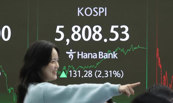 코스피, 5800선까지 뚫었다