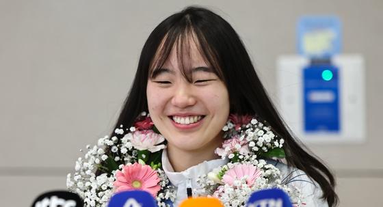 유승은, 동메달 걸고 금의환향…"다음 올림픽 위한 동력"