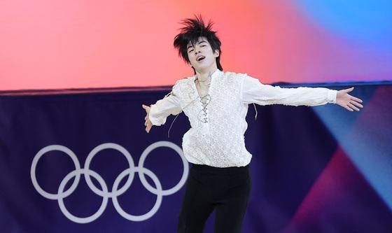 밝은 표정의 차준환