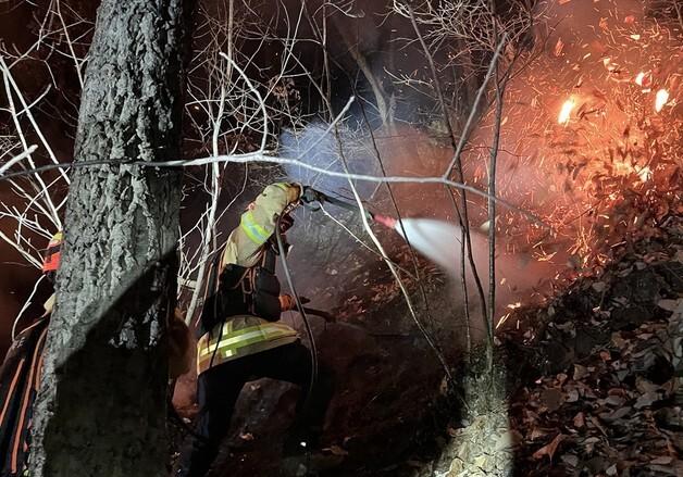 영주 야산 추락 공군 F-16C 전투기 조종사 구조 완료(종합)