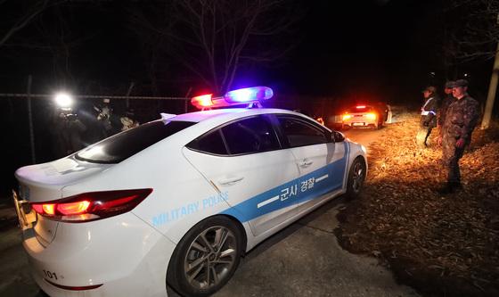 경북 영주 야산에 공군 F-16C 전투기 추락