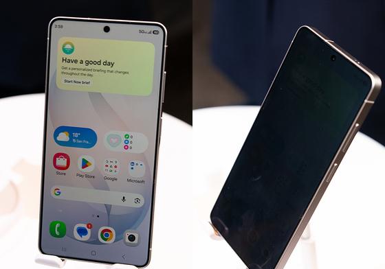 [뉴스1 PICK]베일 벗은 갤럭시 S26 '보안 필름이 필요없네'