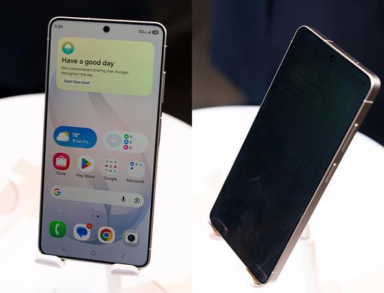 [뉴스1 PICK]베일 벗은 갤럭시 S26 '보안 필름이 필요없네'