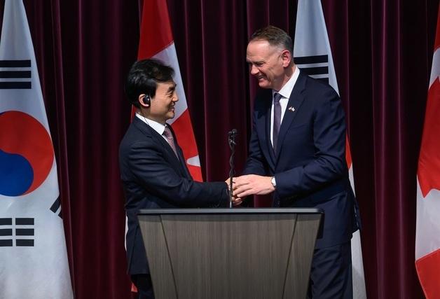 韓·캐나다 2+2 장관회의…북극·방산 등 전방위 협력 강조