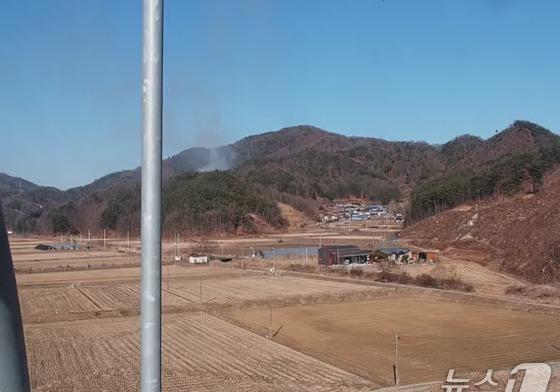 '가지치기 후 나무 태우다 산불' 청양 70대 실화자 조사