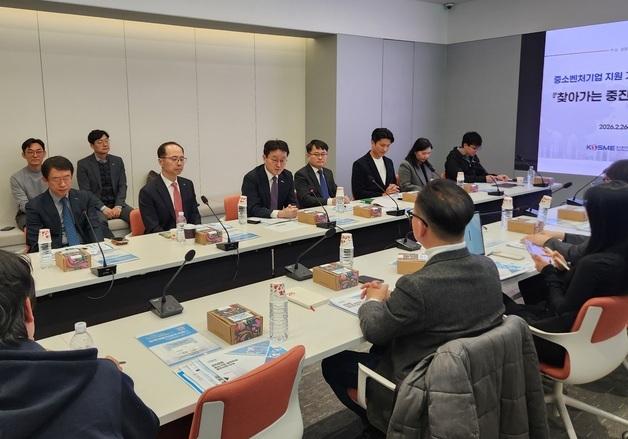 중진공, 서초 AICT 우수기업센터 입주기업 애로 청취