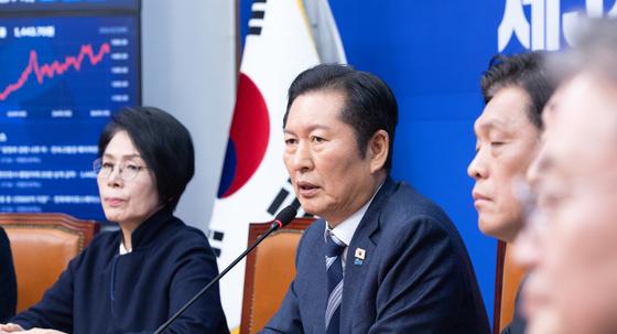 與, 합당 일정 논의…1인1표제 통과에도 鄭 리더십 '흔들'