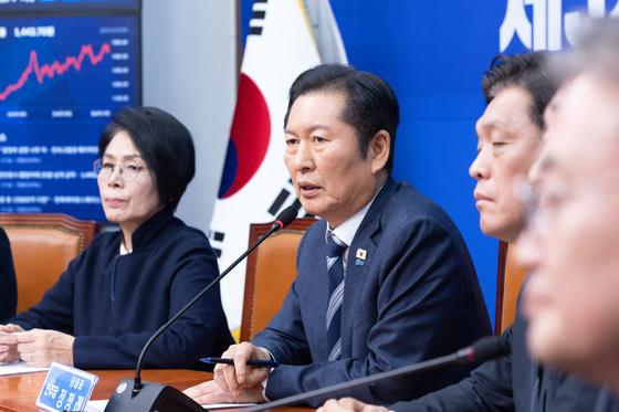 與, 합당 일정 논의…1인1표제 통과에도 鄭 리더십 '흔들'