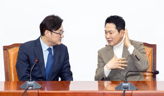 [뉴스1 PICK]장동혁 "영수회담 요청" 홍익표 "뜻 전달하겠다"