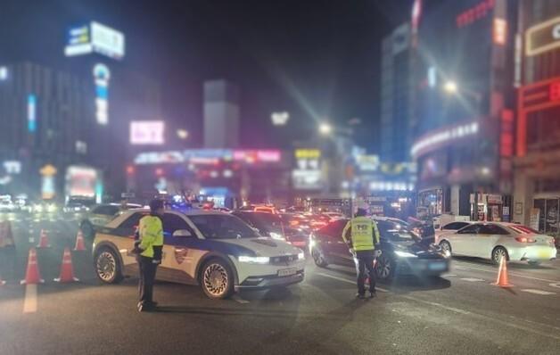 충남경찰, 3·1절 폭주 행위 162건 적발…전년보다 19.1%↑