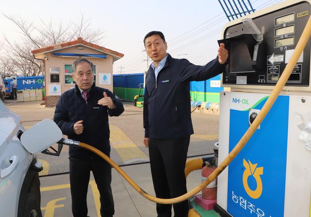 정해웅 충남세종농협본부장, 유가 상승 여파 현장 점검