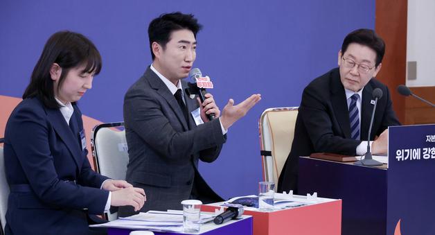 李 옆에 장동민…"오천피 반신반의 후회, 정부가 믿음 줘야"