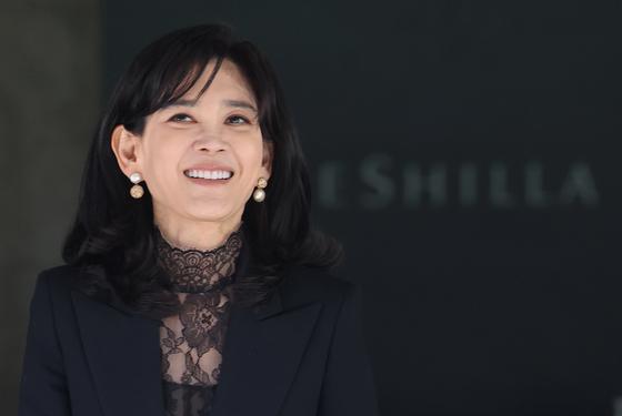 [뉴스1PICK]'올블랙' 패션으로 호텔신라 주총 참석한 이부진 