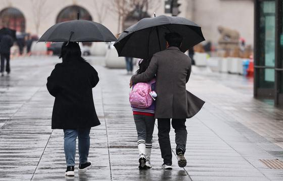 서울 한때 강한 눈, 적설량은 0.1㎝…최대 7.3㎝ 쌓인 곳도