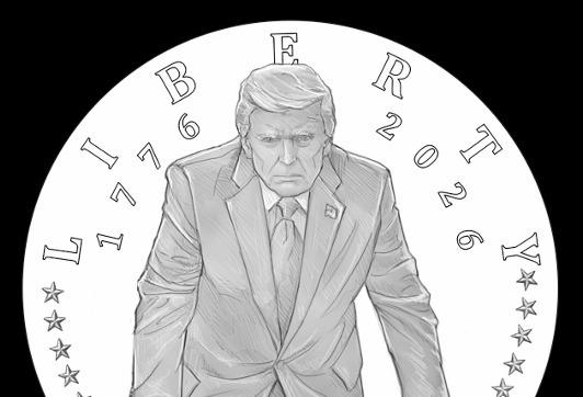 '주먹 꽉 쥔 트럼프' 기념금화 승인…민주 "전제군주나 하는 짓"  