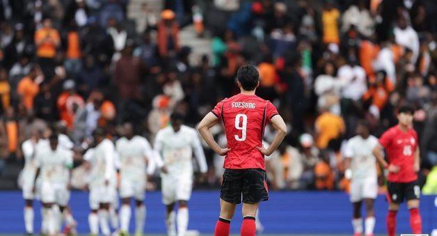 '수비 불안+골대 불운' 홍명보호, 코트디부아르에 0-4 완패