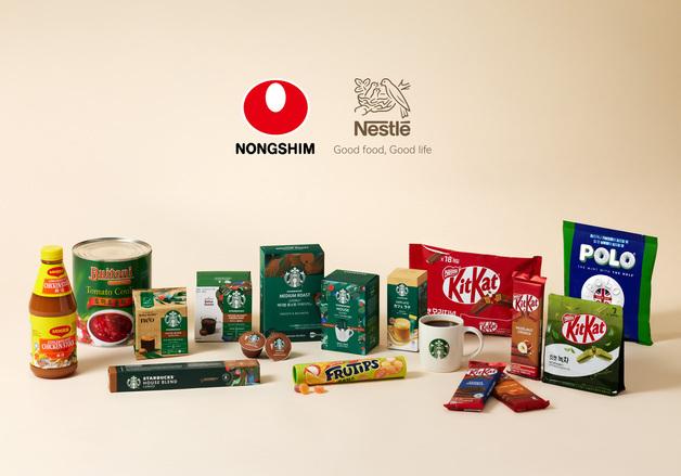 농심, 네슬레코리아와 국내 유통 파트너십 체결…오프라인 유통 시작