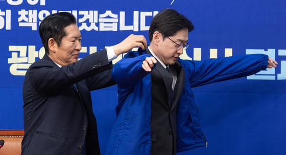 강원 우상호·인천 박찬대·경남 김경수…與, 서울 경선 피날레