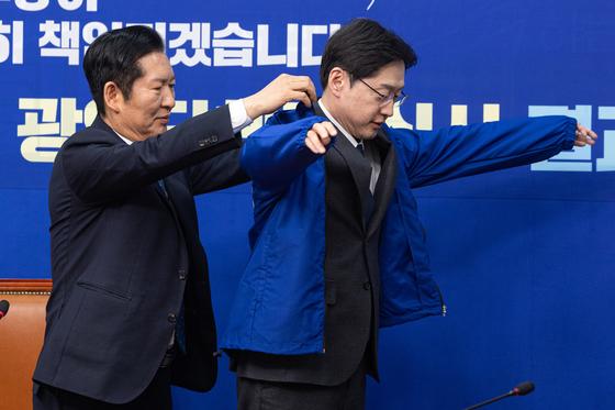 강원 우상호·인천 박찬대·경남 김경수…與, 서울 경선 피날레