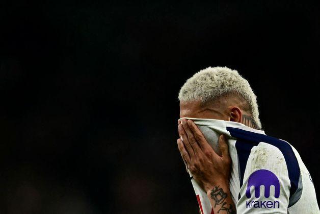 침몰하는 토트넘, 팰리스전 1-3 역전패…강등권과 승점 1차