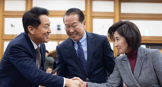 나경원 "오세훈 '안 좋은 시장' 평가, 더는 당 탓 말길"