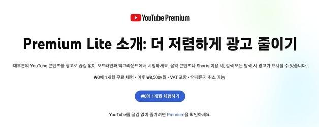 "안내조차 없네" 유튜브 라이트 한달, 변화 미미…끼워팔기 시정 무색