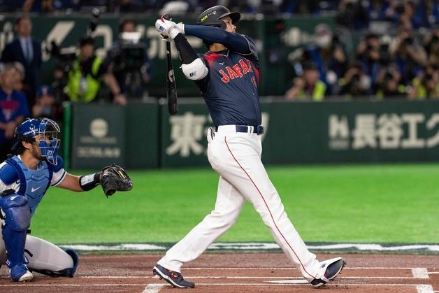괴력의 오타니, 대만전 2회 만루포 포함 5타점 '싹쓸이'[WBC]