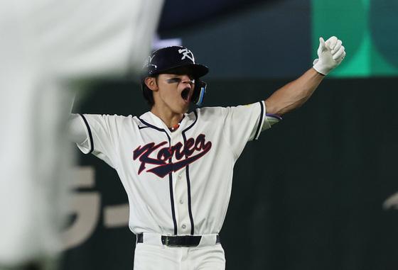 '리드오프' 김도영 "끝날 때까지 포기 없다…투지 불태우겠다"[WBC]