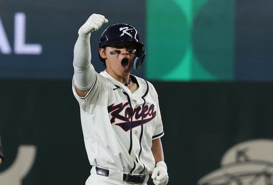 '김도영 적시타' 한국, 호주전 6-1 리드…8강행 조건 충족