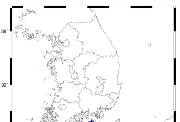 통영 해역서 규모 2.0 지진…기상청 "피해 없을 것"