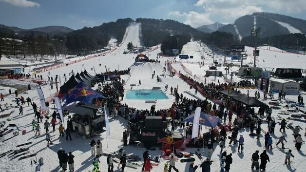 "2만 5000명 방문" 모나용평, 달마오픈·레드불 스노우 스플래쉬 진행