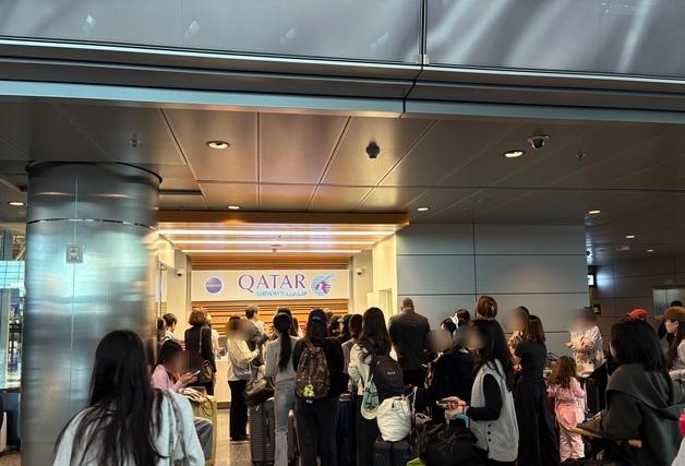 우리 국민 322명 태운 카타르발 직항편 인천 도착(종합2보)