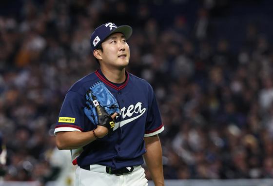 손주영, 팔꿈치 염증 진단 '열흘 휴식'…마이애미행 불발[WBC]