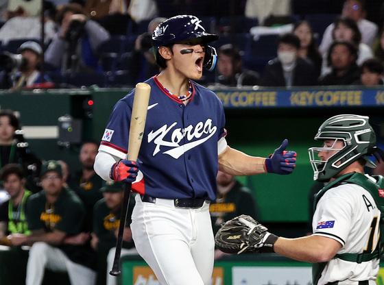 '기적의 8강' 김도영 "한국시리즈 우승보다 더 짜릿한 감정"[WBC]