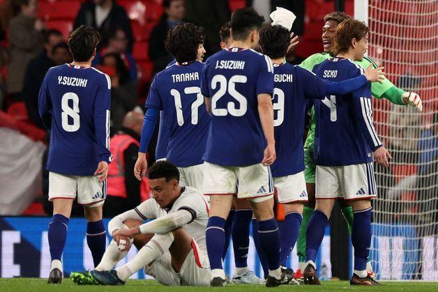 일본, 잉글랜드도 꺾었다…미토마 결승골로 1-0 승, A매치 5연승