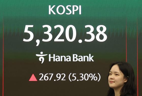  [뉴스1 PICK]코스피 6% 뛰며 5,300 회복...매수사이드카 발동