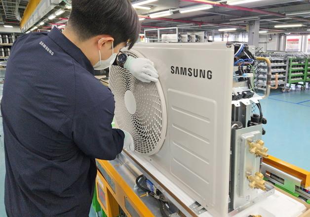 삼성전자, '역대급 무더위 예보'에 "에어컨 생산라인 풀가동"