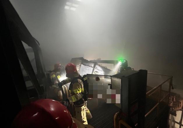 포항 자원순환시설서 자연발화 추정 불…2시간여 만에 진화