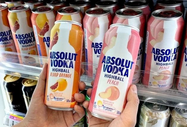 CU, 앱솔루트 보드카 생과일 하이볼 최초 출시
