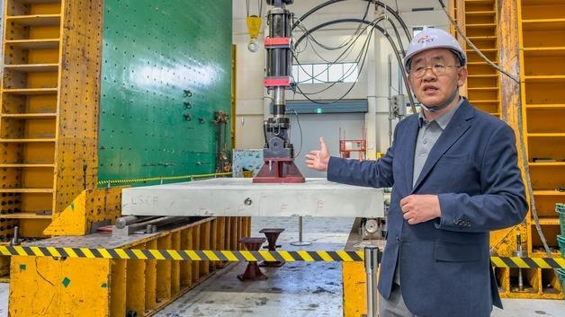 GS건설, 모듈러 교량 '접합부 문제' 해결…신소재 기술 실증