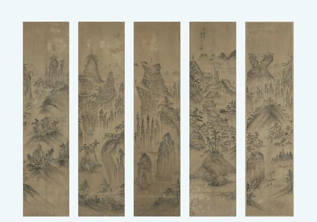 美 메트로폴리탄 소장 '칠보산도', 국내서 10폭 병풍으로 되살린다