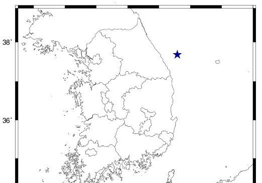 강원 동해 해상서 2.6 지진…유감·피해 접수는 없어(종합)