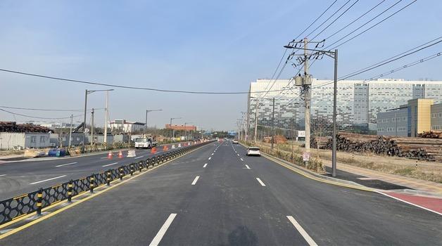 인천 청라 'IHP 진입도로' 20일 개통…"산업단지 접근성 재선"