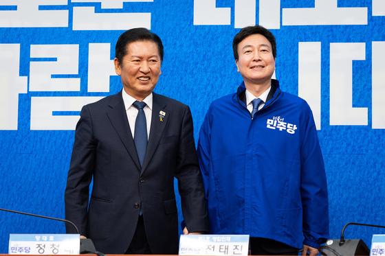 與, '1호 인재'로 전태진 변호사 영입…정청래 "문무 겸비한 덕장"(종합)