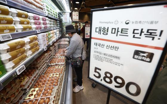 "한판에 7000원 시대"…대형마트, 계란값 잡기 안간힘