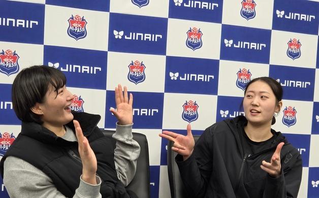 '권총 발사' 권민지의 '똘끼'…GS칼텍스 신바람의 또다른 동력