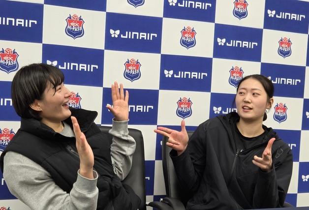 '권총 발사' 권민지의 '똘끼'…GS칼텍스 신바람의 또다른 동력