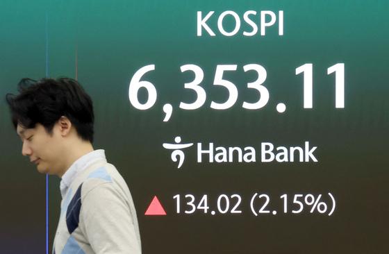 [뉴스1 PICK]코스피 장중 6350돌파, 최고치 경신