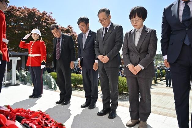 6·25 영연방 가평전투 기념식…방사청장 "방산 협력 방안 모색"